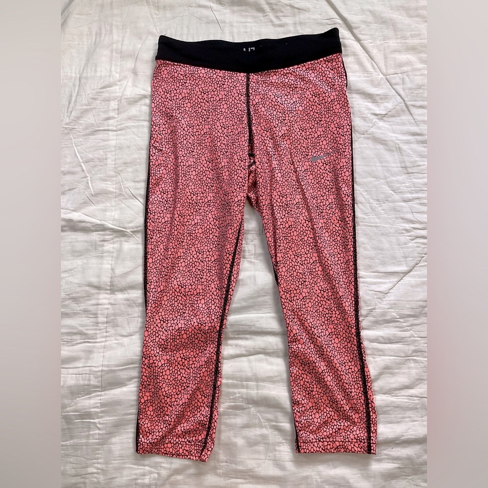 Women’s Nike Dri-Fit Running Relay Printed Crop‎ Legging XS